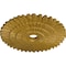 Ekena Millwork Eryn Ceiling Medallion (Fits Canopies up to 4"), 24 3/4"OD x 3 1/4"ID x 1 7/8"P, Pharaohs Gold CM24ENPGS - alternate 3